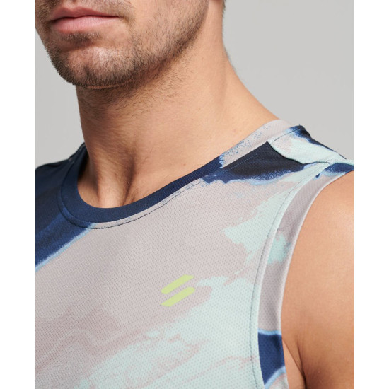 Superdry Ανδρική αμάνικη μπλούζα Run Vest